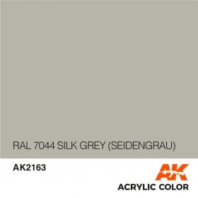 Boxart Silk Grey (SEIDENGRAU) RAL 7044 AK 2163 AK Interactive Air Series Boxart Silk Grey (SEIDENGRAU) RAL 7044 AK 2163 AK Interactive Air Series