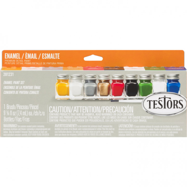 Boxart Enamel Paint Set 281231 Testors