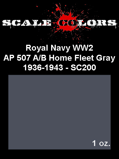 Boxart AP507B/A Gray 1936-43 SC200 Scale Colors Boxart AP507B/A Gray 1936-43 SC200 Scale Colors