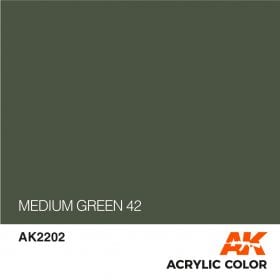 Boxart MEDIUM GREEN 42 AK Interactive Air Series Boxart MEDIUM GREEN 42 AK Interactive Air Series