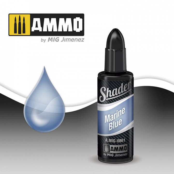 Boxart Marine Blue Shader A.MIG-0861 Ammo by Mig Jimenez