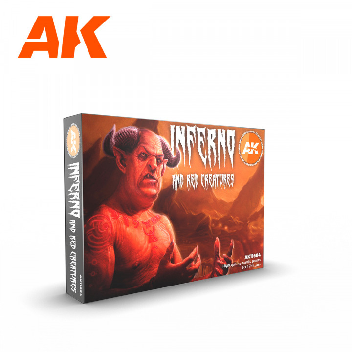 Boxart Inferno and Red Model AK 11604 AK 3rd Generation