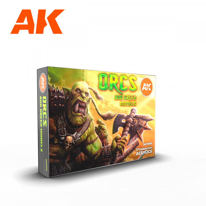 Boxart Orcs and Green Models AK 11600 AK 3rd Generation