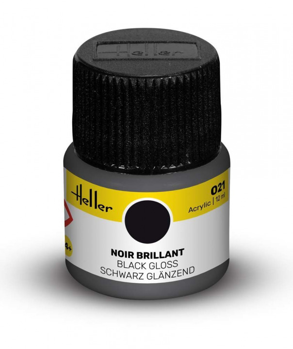 Boxart Noir brilliant (Gloss Black) 9021 Heller Acrylic Boxart Noir brilliant (Gloss Black) 9021 Heller Acrylic