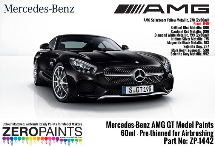 Boxart Mercedes-AMG GT Black (040)  Zero Paints