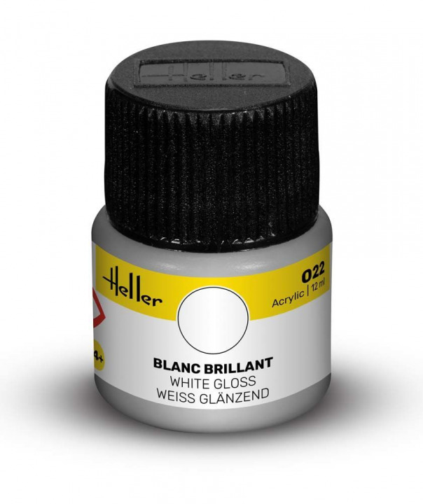 Boxart Blanc brilliant (Gloss White) 9022 Heller Acrylic Boxart Blanc brilliant (Gloss White) 9022 Heller Acrylic