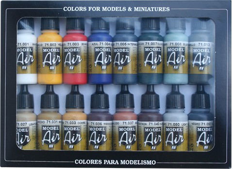 Boxart Basic Colors 71.178 Vallejo Model Air