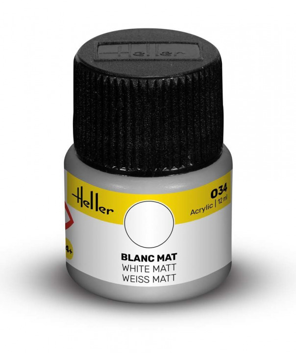 Boxart Blanc mat (Matt White) 9034 Heller Acrylic Boxart Blanc mat (Matt White) 9034 Heller Acrylic