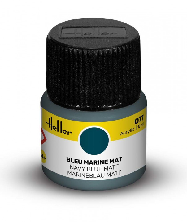 Boxart Bleu marine mat (Matt Navy Blue) 9077 Heller Acrylic Boxart Bleu marine mat (Matt Navy Blue) 9077 Heller Acrylic