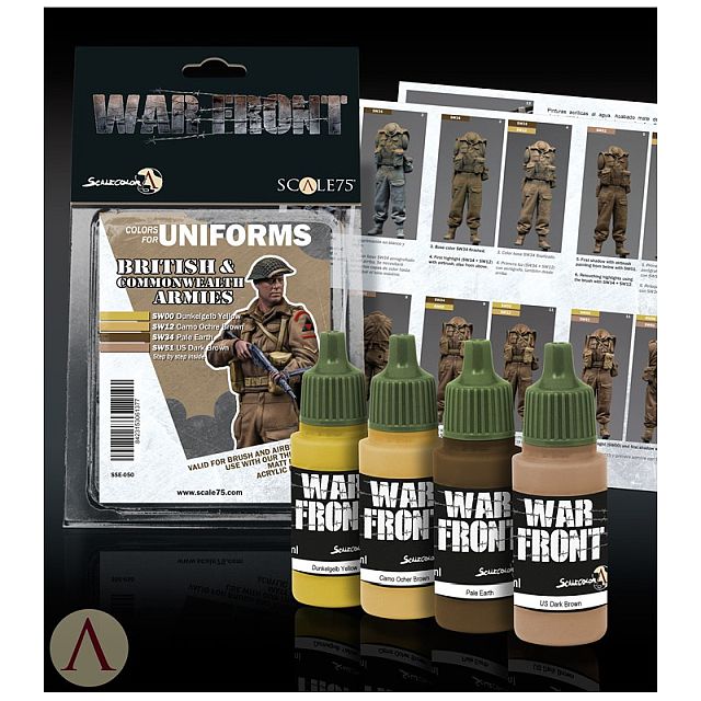Boxart British & Commonwealth Armies Paint Set  Scale75