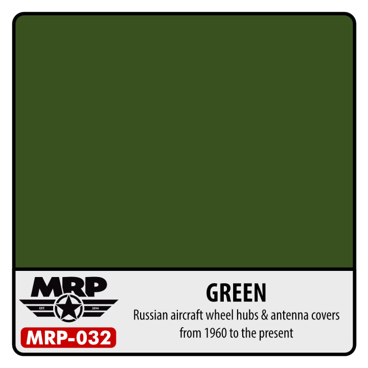 Boxart Green (Russian aircraft wheel hubs and antenna covers)  MR.Paint