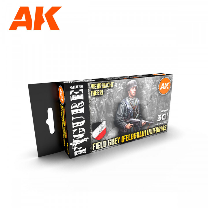 Boxart Wehrmacht Heer - Field Grey (Feldgrau) Uniforms AK 3rd Generation - Figure Boxart Wehrmacht Heer - Field Grey (Feldgrau) Uniforms AK 3rd Generation - Figure
