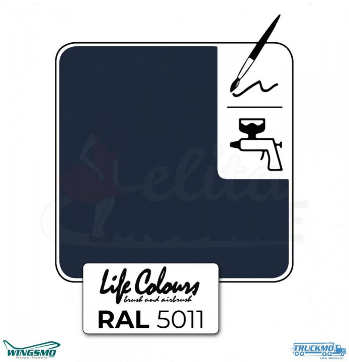 Boxart RAL 5011 Stahlblau glänzen Life Colours Boxart RAL 5011 Stahlblau glänzen Life Colours