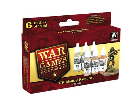Boxart US Infantry Paint Set 70.160 Vallejo Model Color Boxart US Infantry Paint Set 70.160 Vallejo Model Color