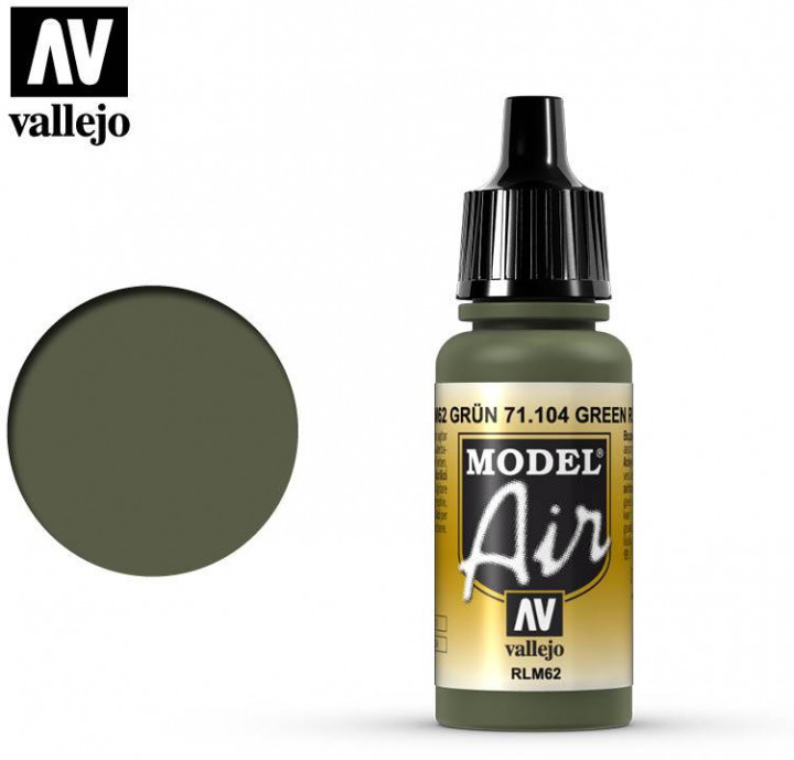 Boxart Green RLM 62 71.104 Vallejo Model Air Boxart Green RLM 62 71.104 Vallejo Model Air