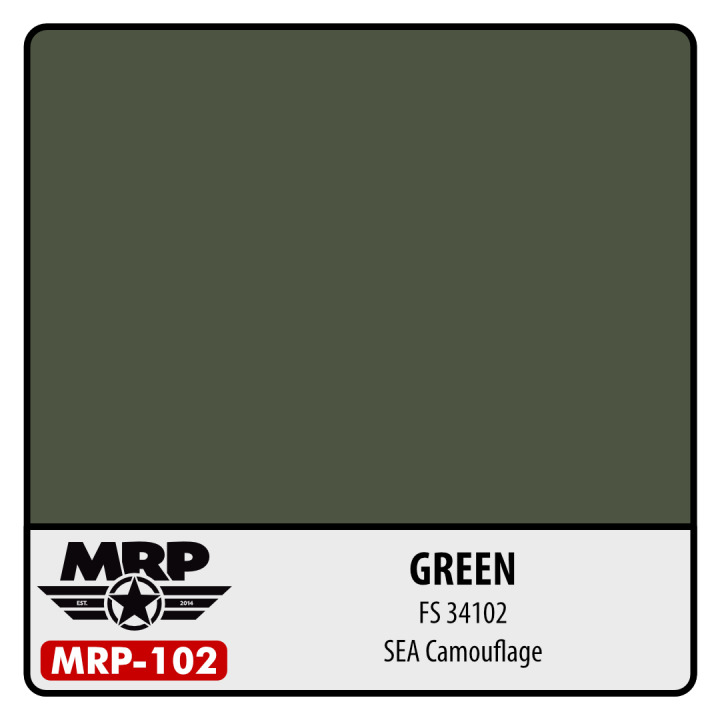 Boxart SEA Camouflage Green (FS34102) MR.Paint Boxart SEA Camouflage Green (FS34102) MR.Paint
