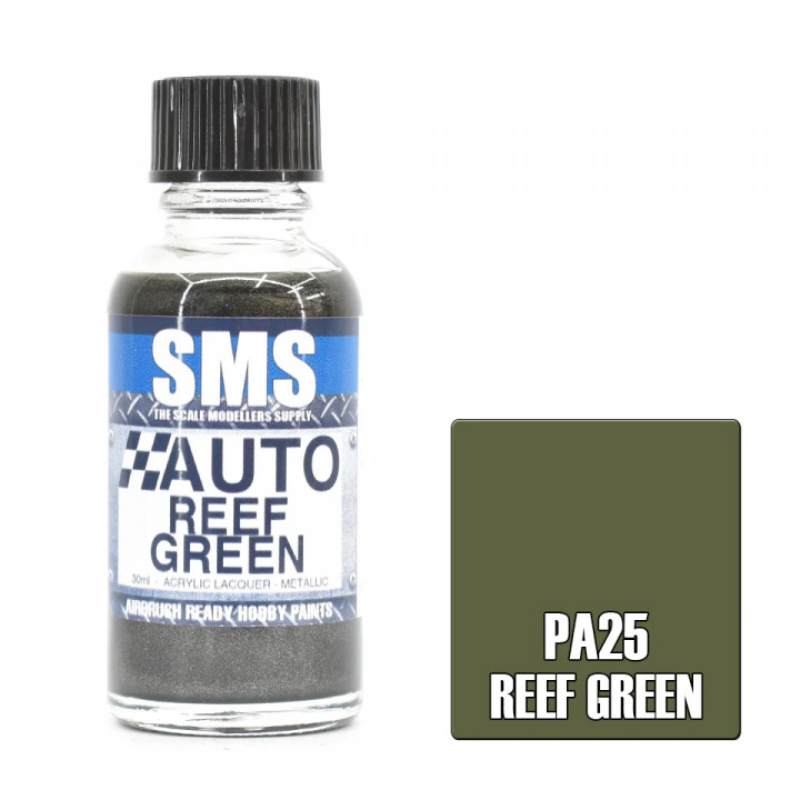 Boxart Auto Colour REEF GREEN PA25 SMS Boxart Auto Colour REEF GREEN PA25 SMS