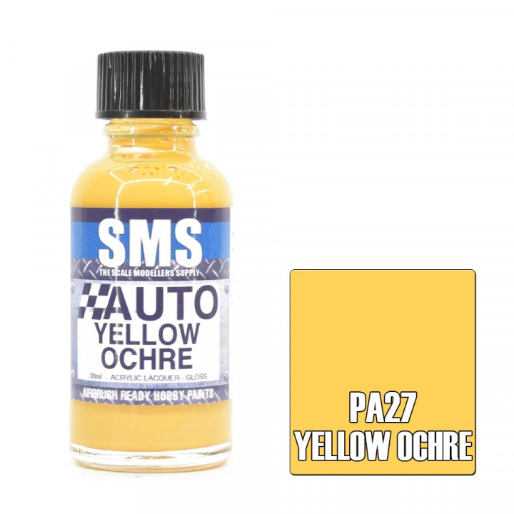 Boxart Auto Colour YELLOW OCHRE PA27 SMS Boxart Auto Colour YELLOW OCHRE PA27 SMS