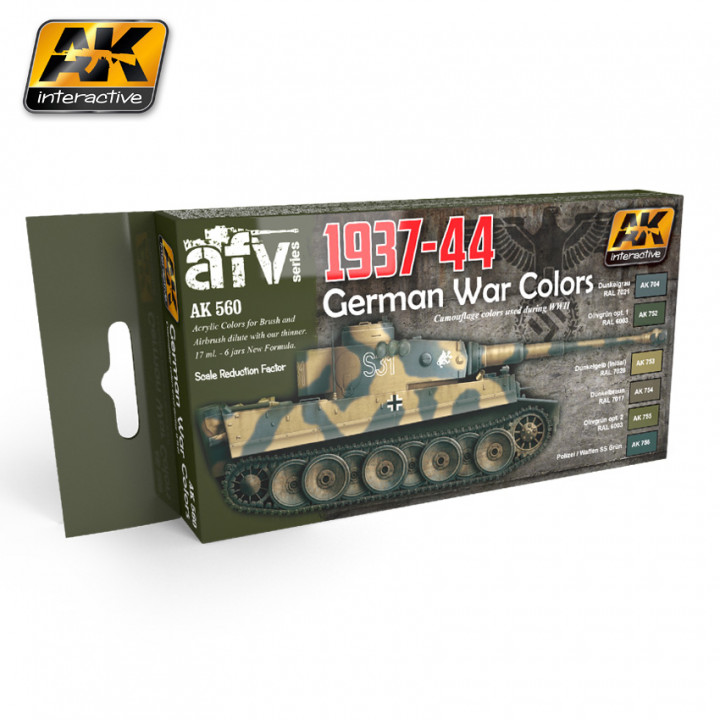 Boxart German War Colors 1937-44 AK 560 AK Interactive