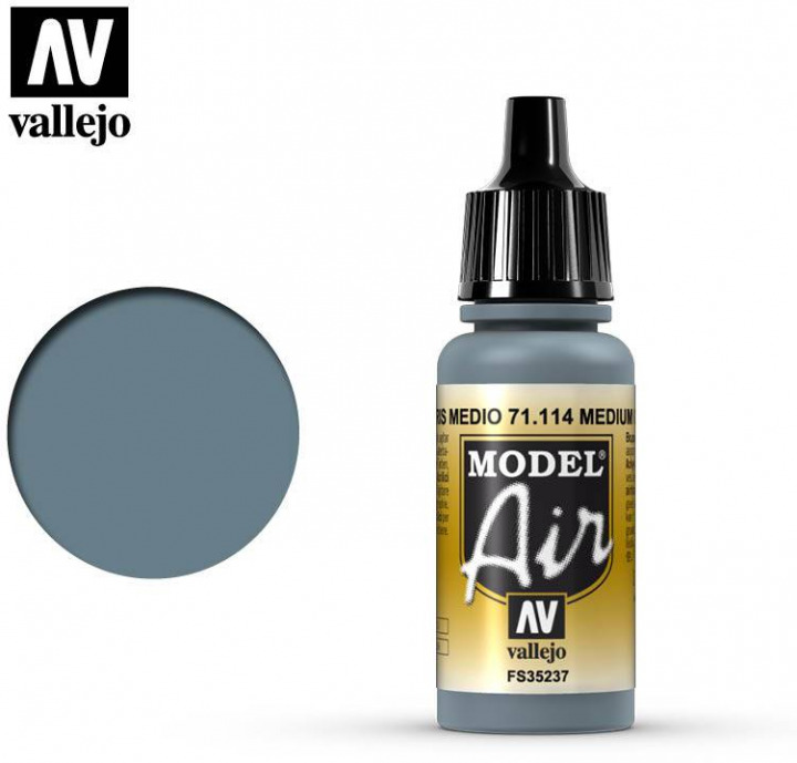 Boxart Medium Gray - FS35237 71.114 Vallejo Model Air