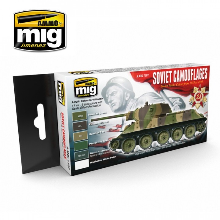 Boxart Soviet Camouflages Ammo by Mig Jimenez Boxart Soviet Camouflages Ammo by Mig Jimenez