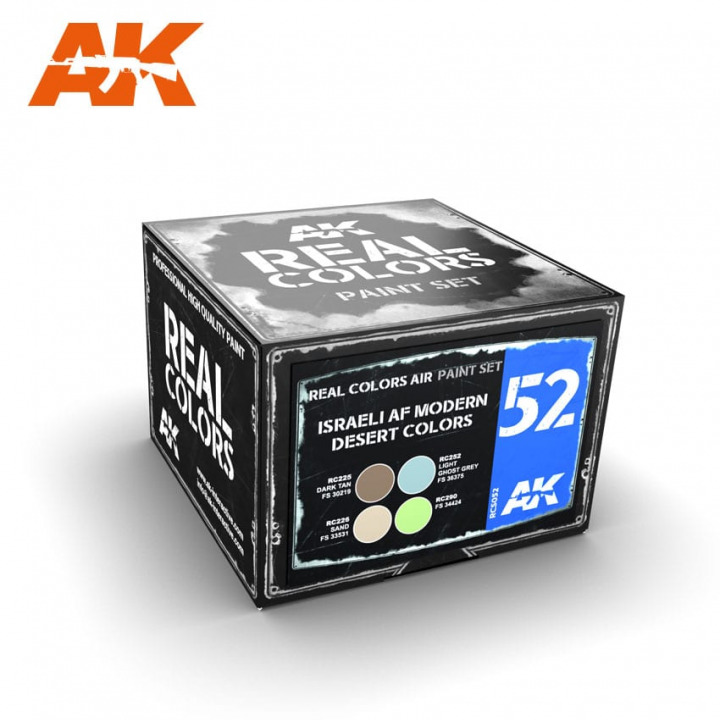 Boxart ISRAELI AF MODERN DESERT COLORS RCS052 AK Real Colors