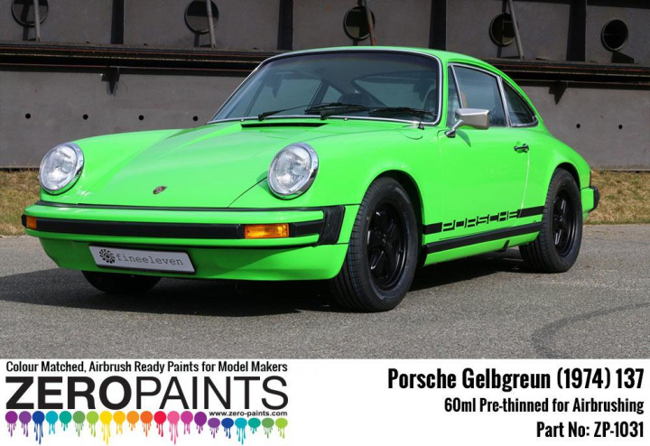 Boxart Porsche Gelbgreun (1974) 137 ZP-1031 / 137 Zero Paints