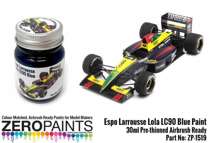 Boxart Espo Larrousse Lola LC90 Blue  Zero Paints