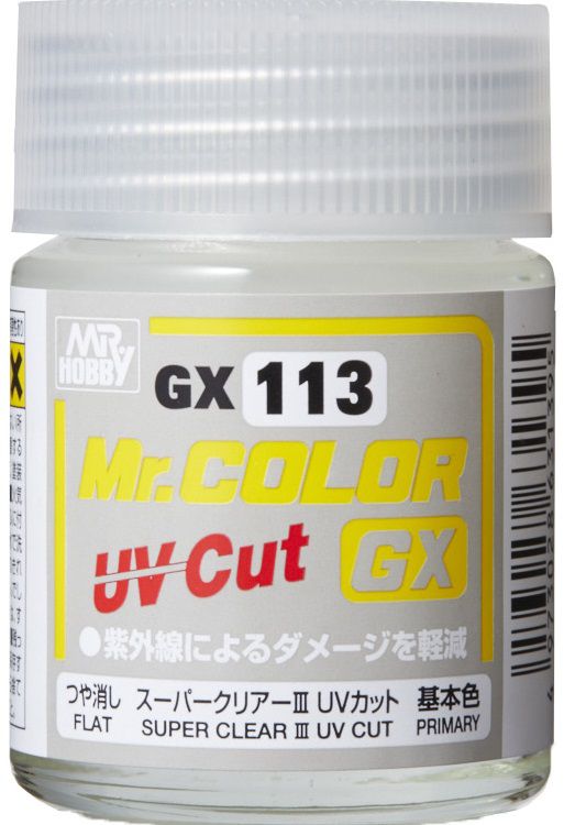 Boxart Super Clear III UV Cut Flat GX113 Mr.COLOR