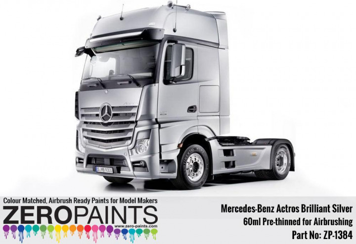 Boxart Mercedes-Benz Actros Brilliant Silver  Zero Paints