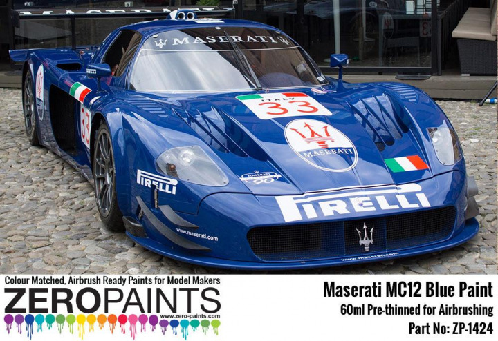 Boxart Maserati MC12 Blue  Zero Paints