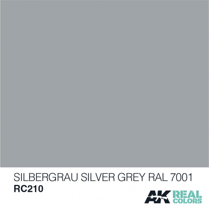 Boxart Silbergrau Silver Gray RAL 7001 AK Real Colors Boxart Silbergrau Silver Gray RAL 7001 AK Real Colors