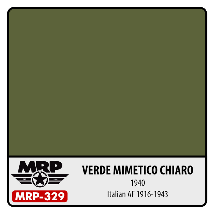 Boxart Verde Mimetico Chiaro – 1940 (Italian AF 1916-43) MR.Paint Boxart Verde Mimetico Chiaro – 1940 (Italian AF 1916-43) MR.Paint