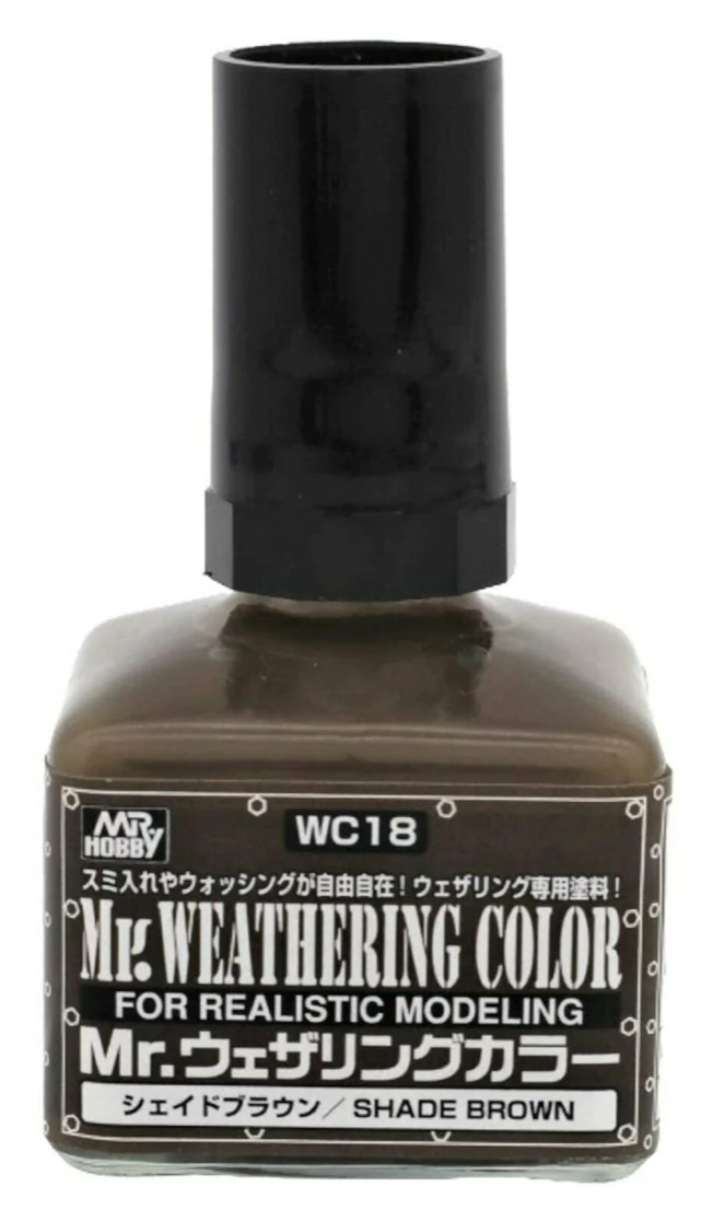 Boxart Mr. Weathering Color - Shade Brown  Mr. Weathering Color