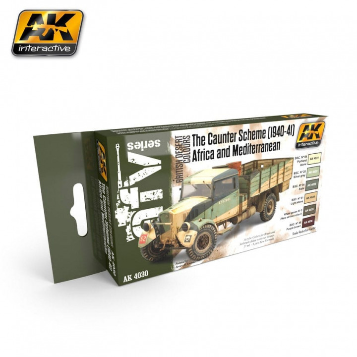 Boxart British Desert colours The Caunter Scheme (1940-41) AK 4030 AK Interactive
