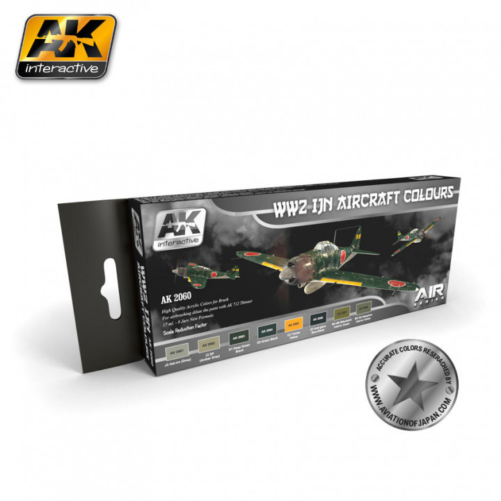 Boxart WW2 IJN Aircraft Colours AK 2060 AK Interactive Air Series