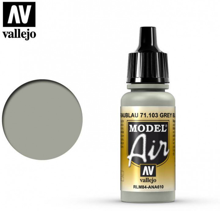 Boxart Grey Blue RLM84 - FS34424 71.103 Vallejo Model Air
