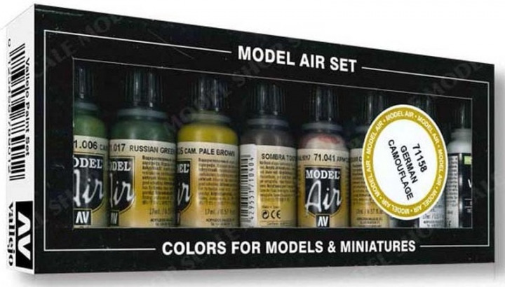 Boxart German Camouflage 71.158 Vallejo Model Air