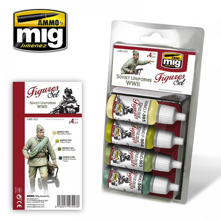 Boxart Soviet Uniforms WWII  Ammo by Mig Jimenez