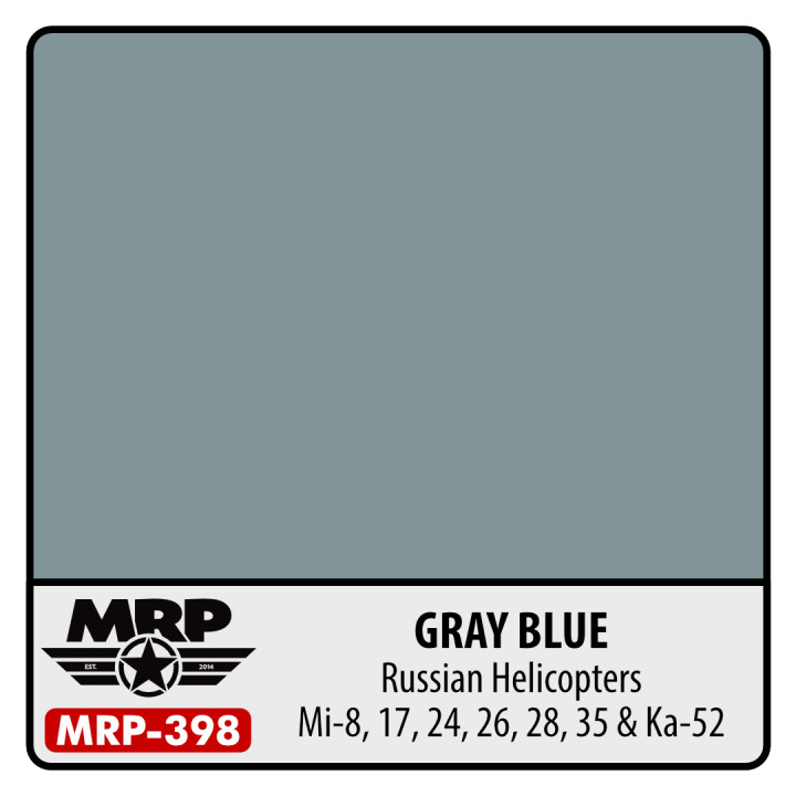 Boxart Gray Blue - Russian helicopters Mi-8,17,24,26,28,35 & Ka-52 MR.Paint Boxart Gray Blue - Russian helicopters Mi-8,17,24,26,28,35 & Ka-52 MR.Paint