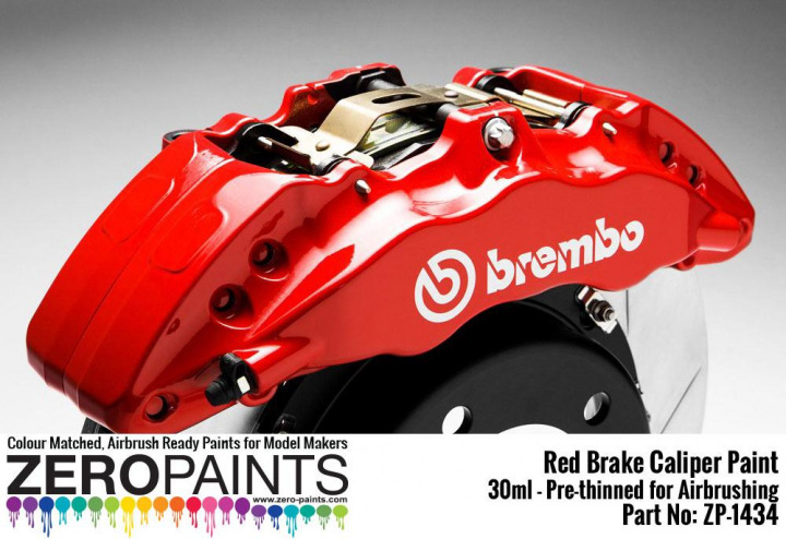 Boxart Brake Caliper Red  Zero Paints