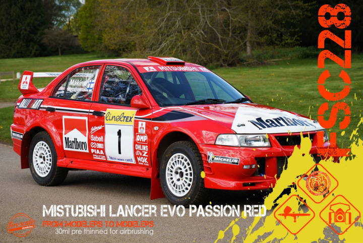 Boxart Mistubishi Lancer Evo Passion Red  Fire Scale Colors