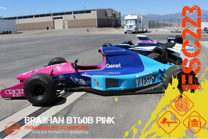 Boxart Brabhan BT60B Pink  Fire Scale Colors