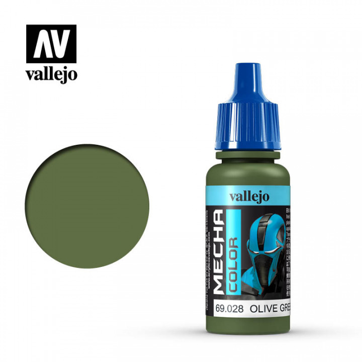 Boxart Olive Green 69.028 Vallejo Mecha Colors Boxart Olive Green 69.028 Vallejo Mecha Colors