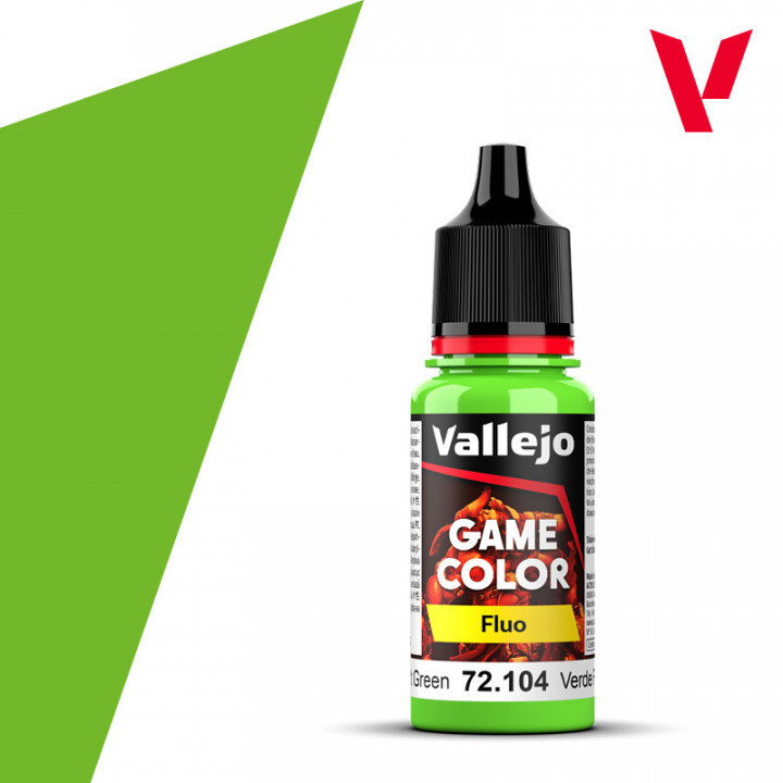 Boxart Fluorescent Green Vallejo Game Color Boxart Fluorescent Green Vallejo Game Color