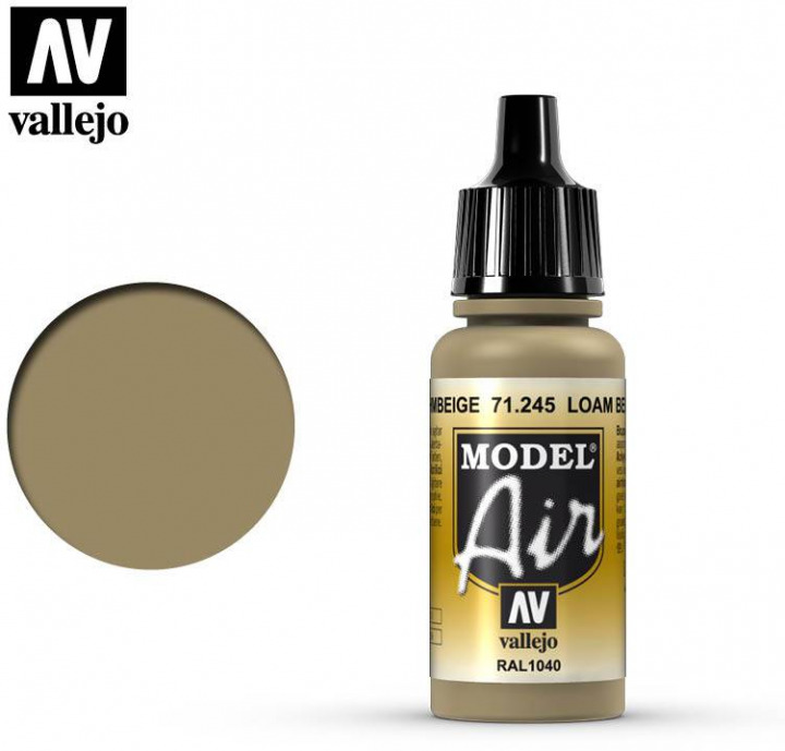 Boxart Loam Beige - RAL 1040 71.245 Vallejo Model Air