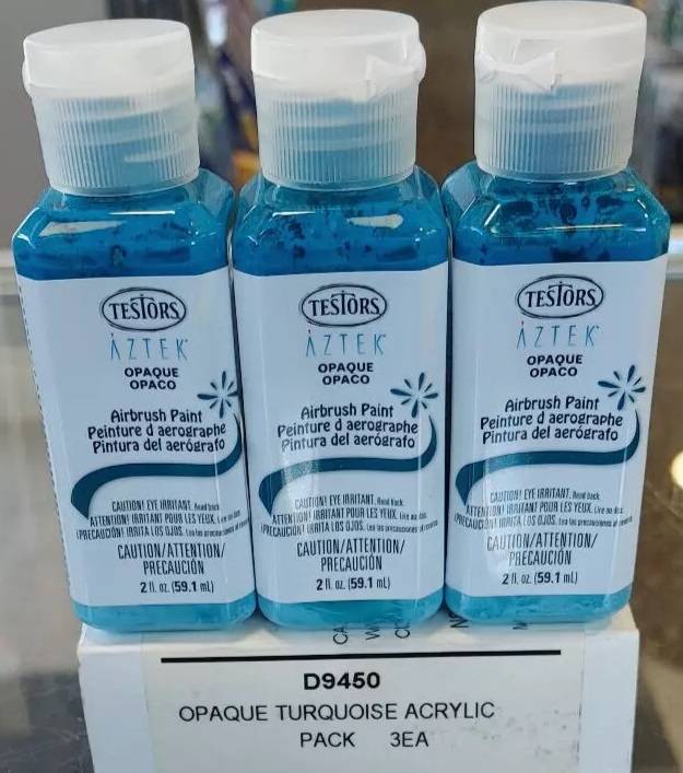 Boxart Aztek Opaque Turquoise  Testors