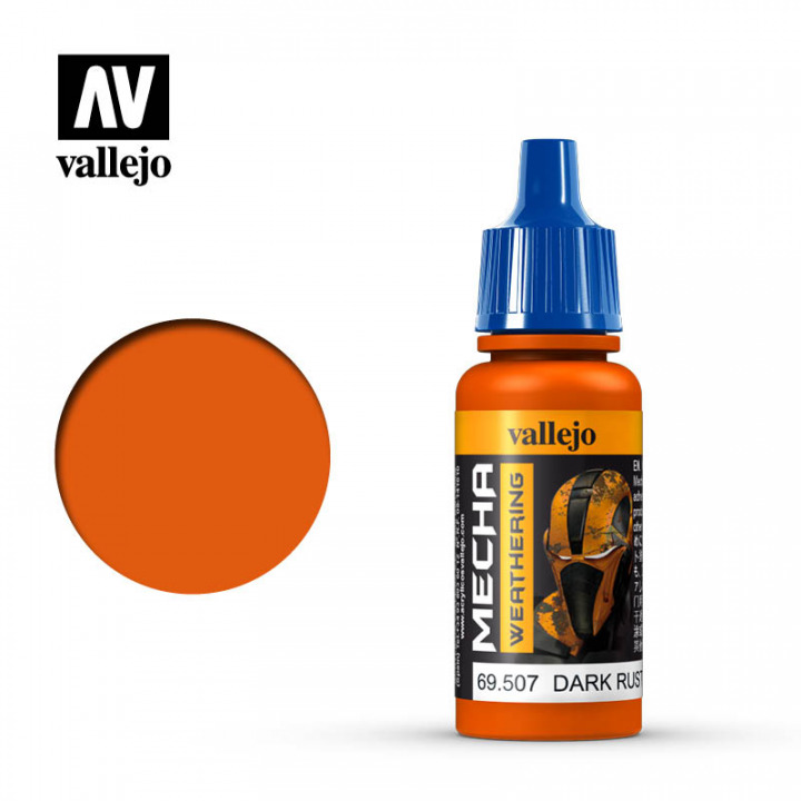 Boxart Dark Rust Wash 69.507 Vallejo Mecha Colors Boxart Dark Rust Wash 69.507 Vallejo Mecha Colors