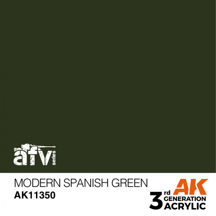 Boxart Modern Spanish Green  AK 3rd Generation - AFV
