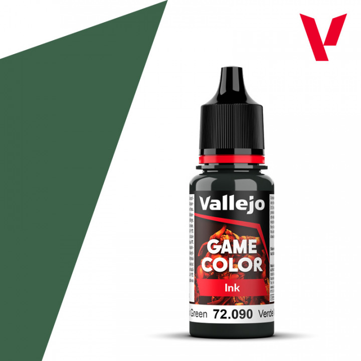 Boxart Black Green Ink  Vallejo Game Color